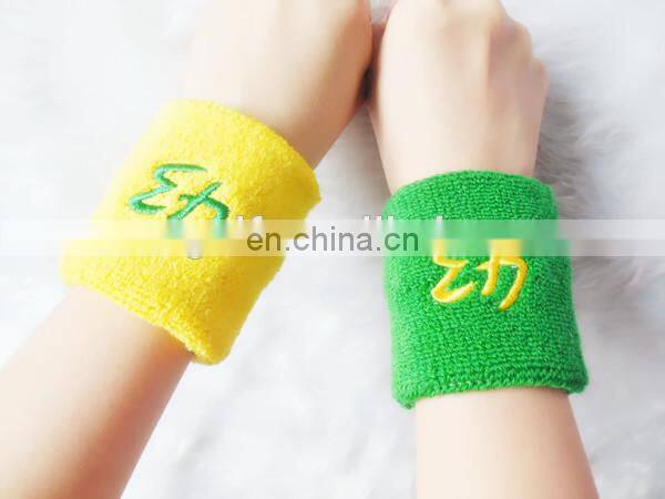 Colored wholesale cotton wrist band Custom Wrist band
