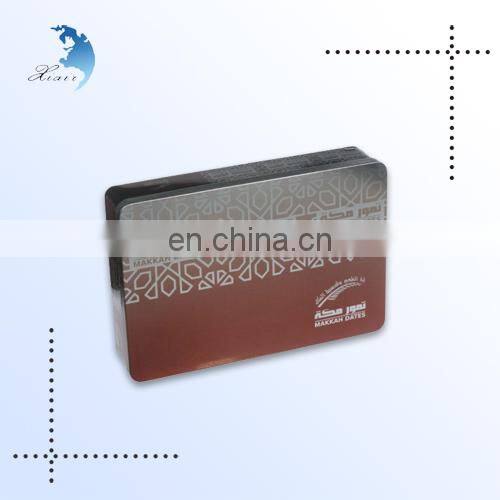 High Quality Customized Durable Rectangular Metal Medicinal/Food Tin Box