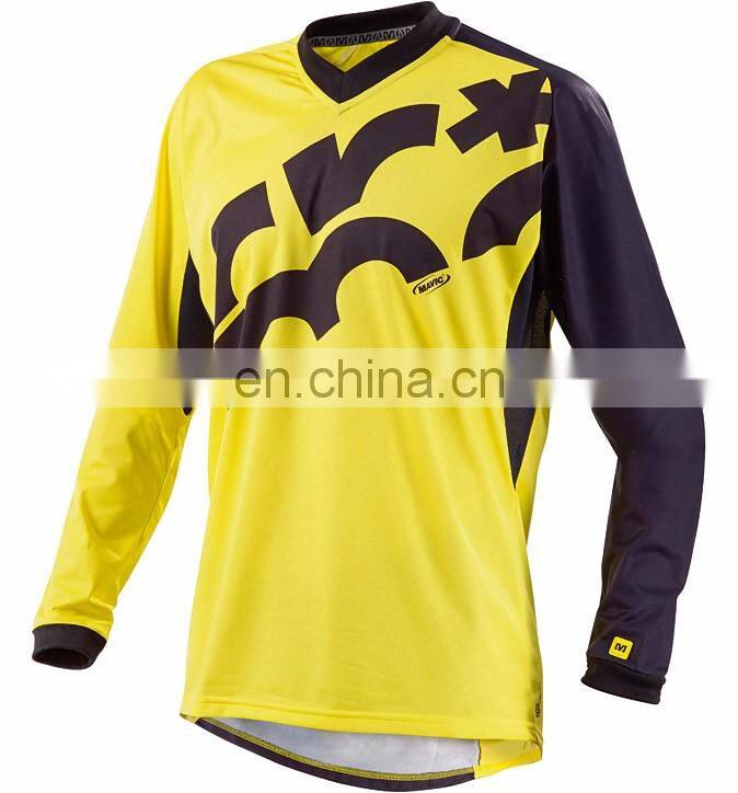 hot selling blue sublimated motorcycle jersey