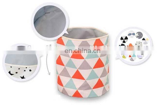 Fancy Storage Baskets Bins Toy and Clothing Organizer Laundry Bag