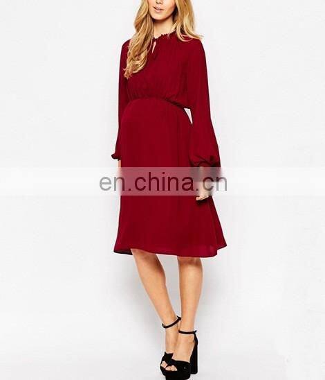 China Dongguan Supplier OEM ODM Maternity Wear Clothings Dress With Soft Tie Wholesale Maternity Clothes For Pregnant Women