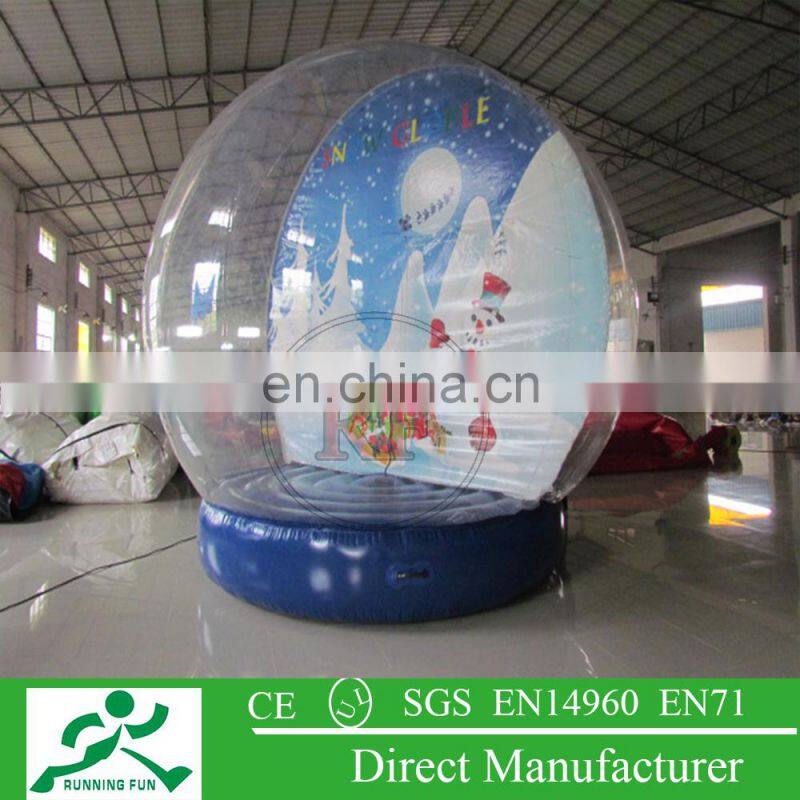 inflatable christmas ornaments snow ball,inflatable snow advertising ball for sale ICM-10