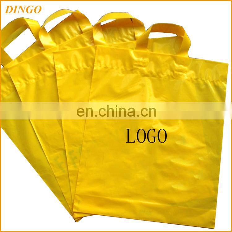 Factory offer LDPE Plastic Die Cut Handle Bag For Clothes