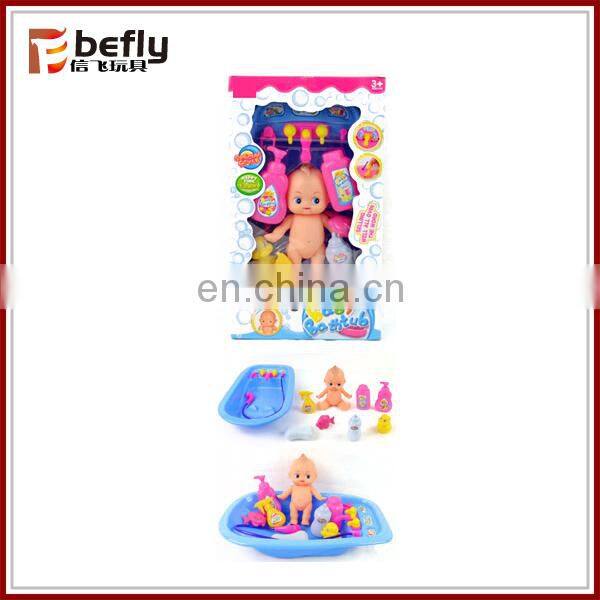 Baby toy doll bed with doll