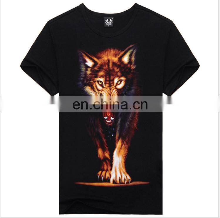 top selling 3d custom t shirt printing noctilucence cheap men t shirt 2017