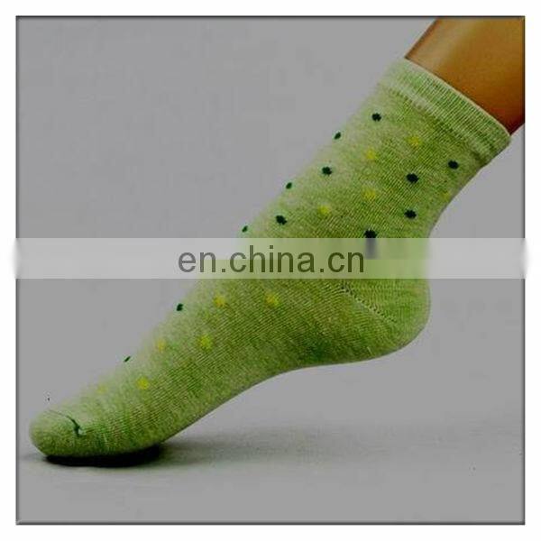 girls cotton socks round dot