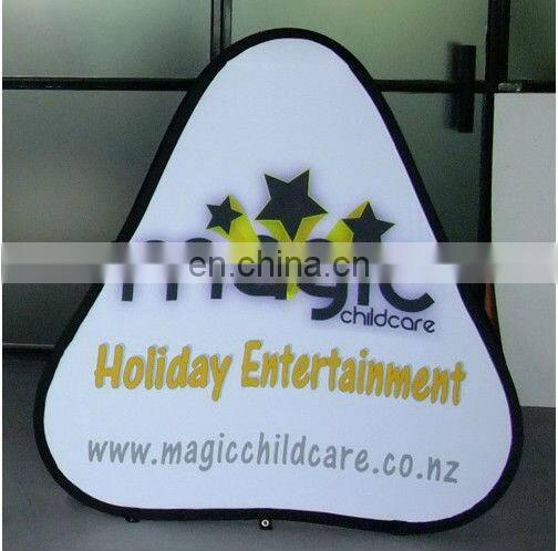 Custom pop up vertical A frame