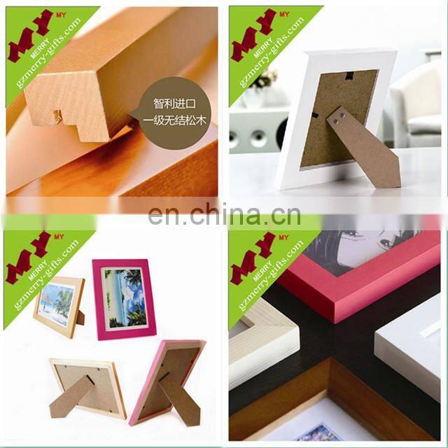 2016 hot product wooden square picture frame wholesale