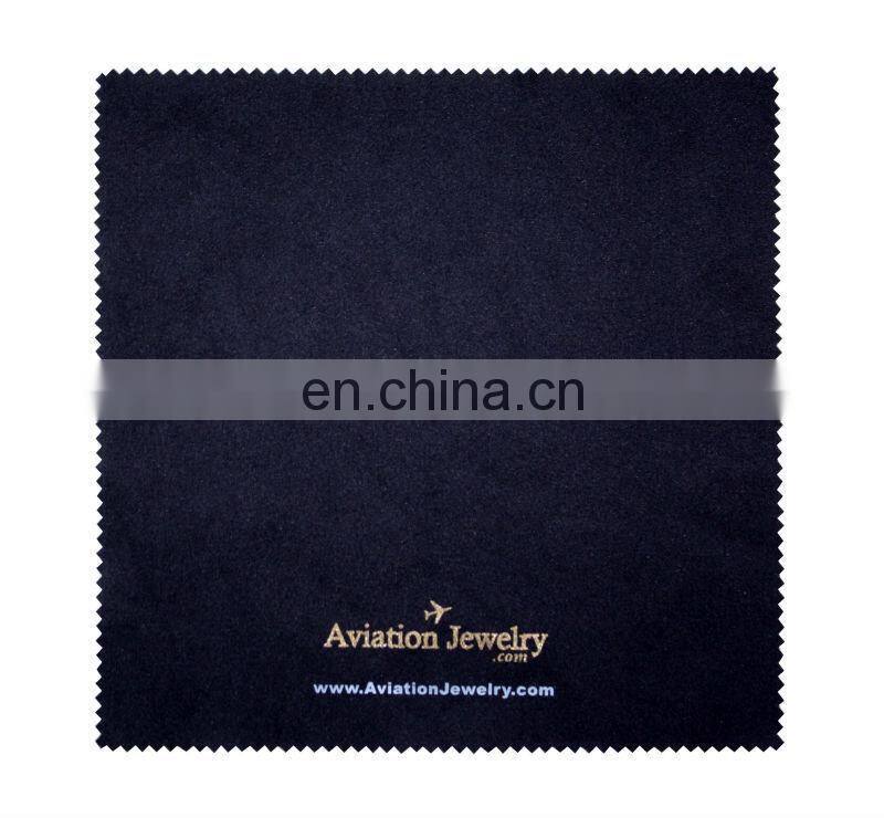 synthetic shammy stamping logo microfiber double sides cleaning cloth