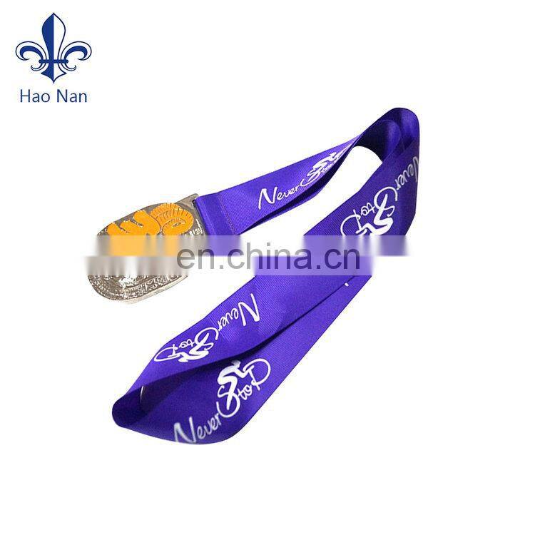 China Wholesale Good Quality Custom Printed Logo Medal Ribbon Award Ribbons