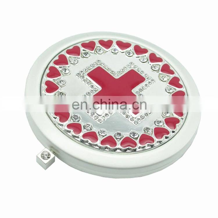 Wholesale metal rose gold makeup mirror