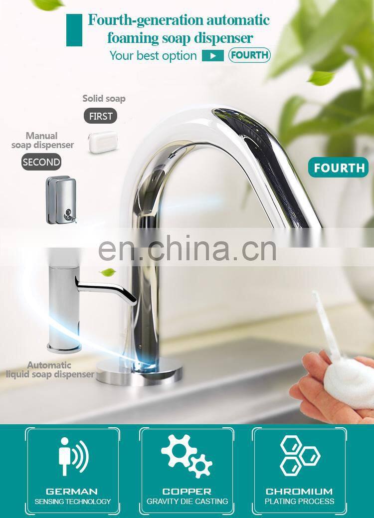 Electric foam soap dispenser, automatic foam soap dispenser faucet