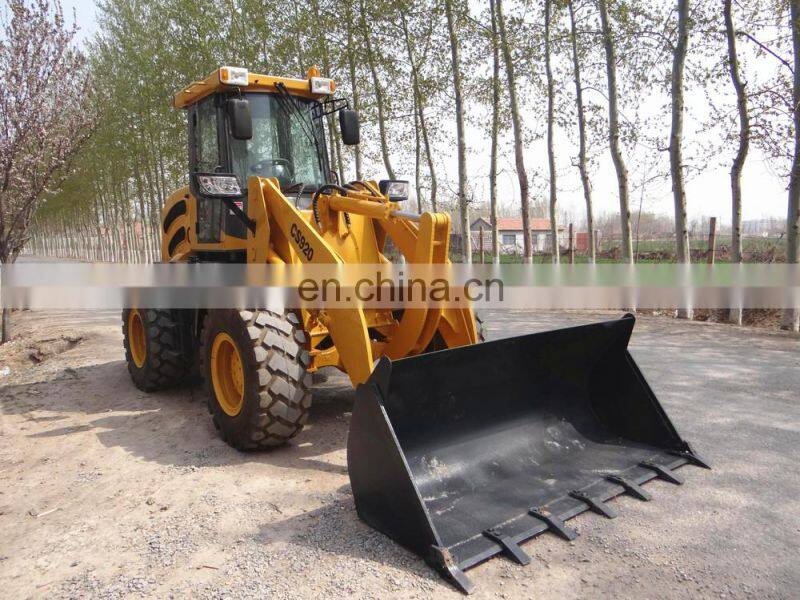 Latest export ZL20F wheel loader with timber grapple