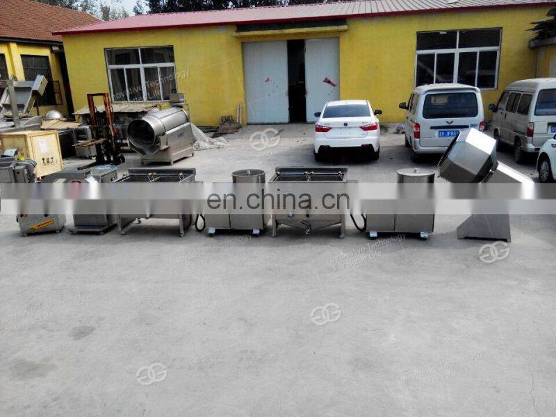 Commercial Small Scale Frozen French Fries Potato Stick Production Line Semi Automatic Potato Chips Making Machine Price