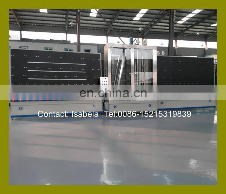 Automatic horizontal cleaning glass machine for double glazed insulating glass washing