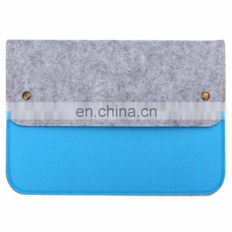 Custom A4 paper bag 15.6inch felt envelope bag file folder for documents/felt laptop bag