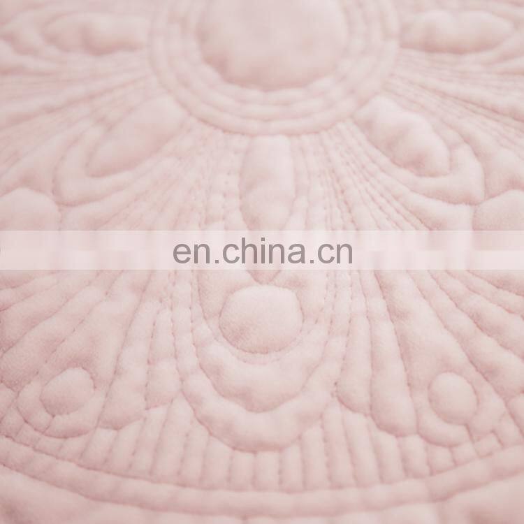 Bedspread Coverlet Set Charcoal Comforter Oversized pink color Quilt Set /bedding bed sheets sets