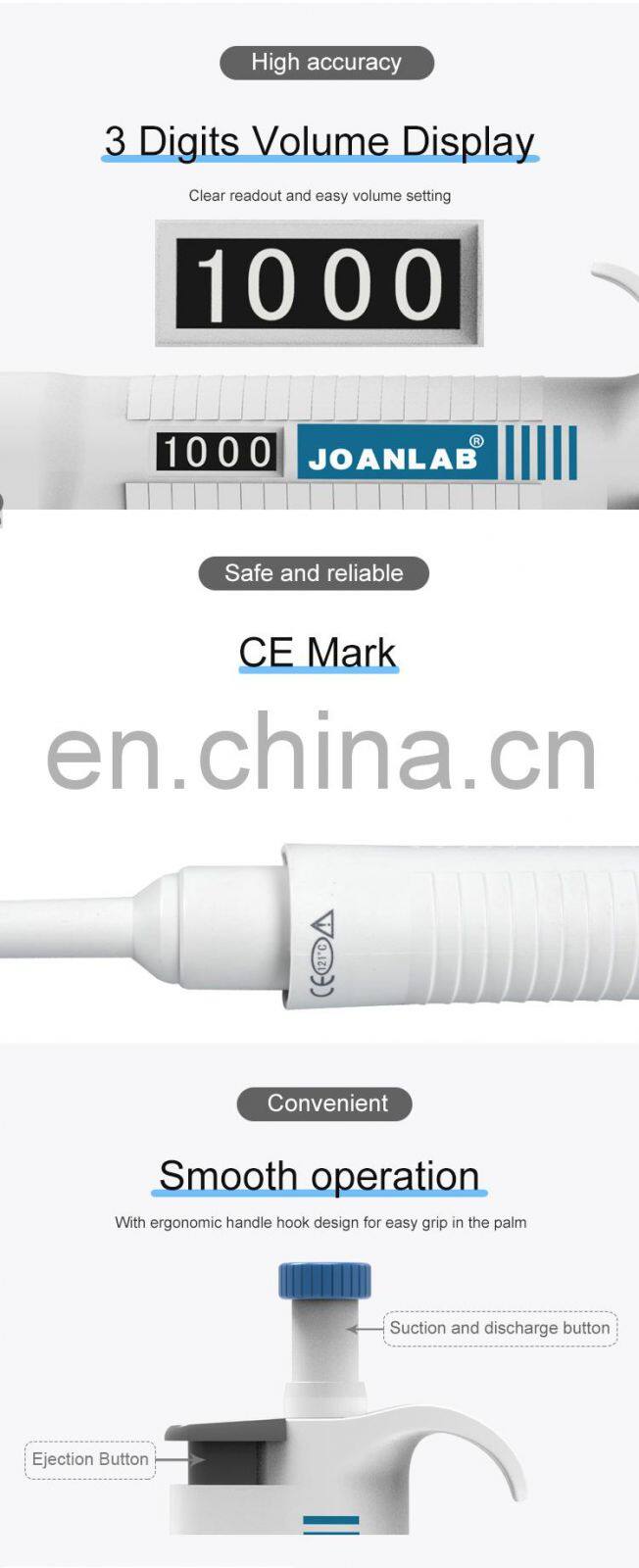 Joan Lab Disposable Whole Autoclavable Micropipette