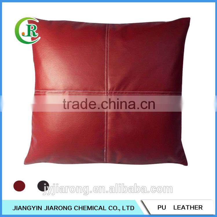 Faux Sofa Leather Cushion Cover