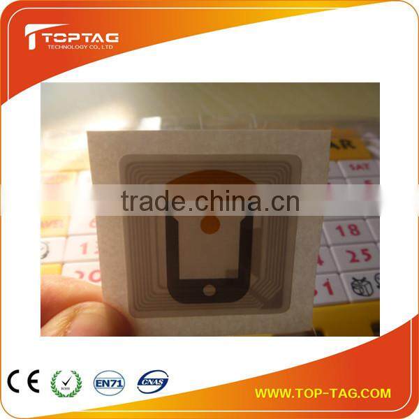 2014 new ISO18000 13.56MHz rfid nfc sticker for access control