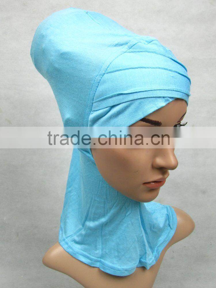 U103 NEW 2014 neck cover cotton ruffle ninja,muslim underscarf