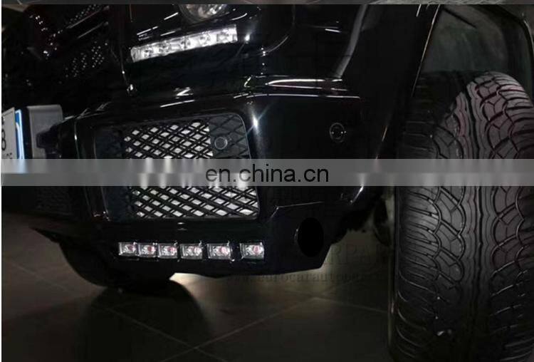 G-CLASS front corner lips with leds for W463 G350/G500/G63/G65 front lip lamps PP material