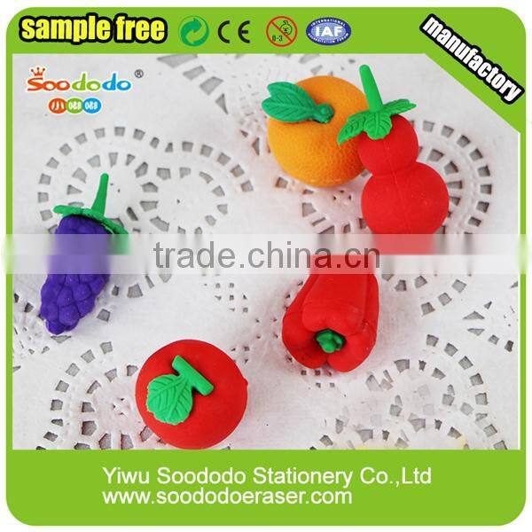 Customized Carrot Vegetable Erasers