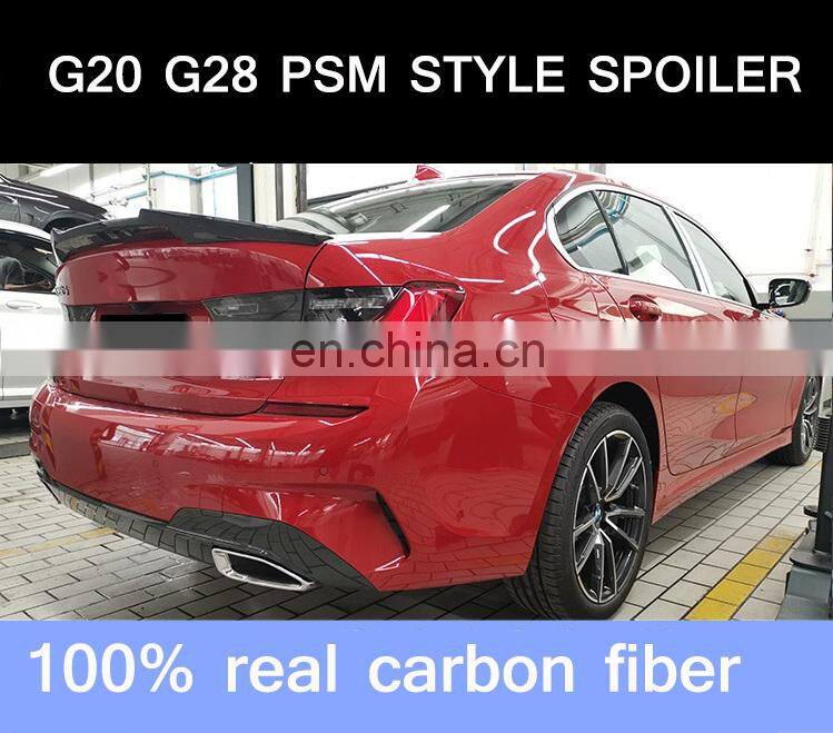 Runde Original Car 1:1 Customization Wing Universal For BMW 3-Series G20 G28 Spoiler Auto Parts Carbon Fiber Car Custom Style