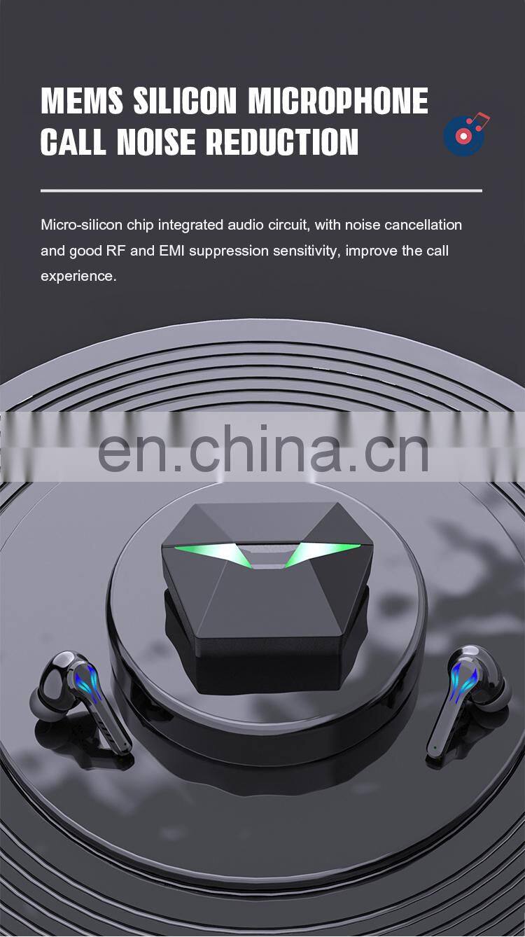 Deep Bass Sound Positioning P86 BT5.1+EDR Game Earbuds Zero Latency wireless gaming headset headphones