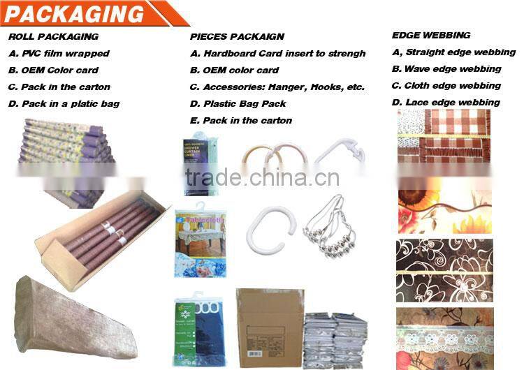 Wholesale beautiful printed pvc Table runner for home decoration