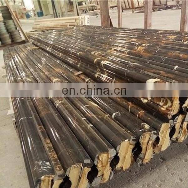 Black portoro marble base marble boulding border