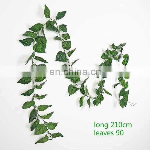Green Silk Artificial Hanging Ivy Leaf Garland Plants Vine Leaves Diy For Home Decoration Garden Party Decor