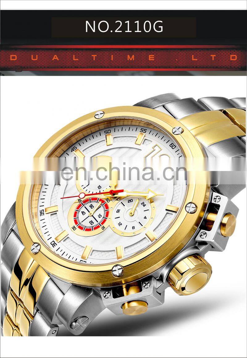 Wholesale Customized Silver Wristwatches Mens Luxury OEM / ODM Private Label Wrist Watch Mens
