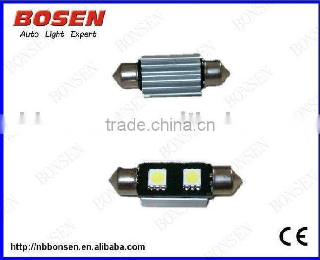 CANBUS car LED light festoon 36MM/39MM 6SMD 5050, super bright