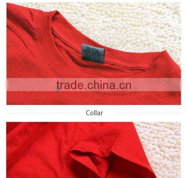 Custom Promotion Sublimated Printing T-shirts, round neck color T-shirt