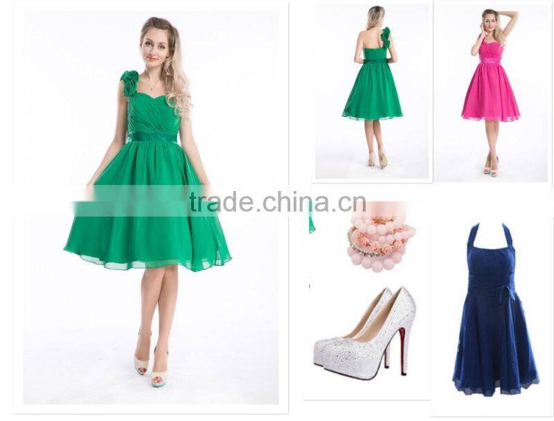 b8411-2 One shoulder sexy dress club wear