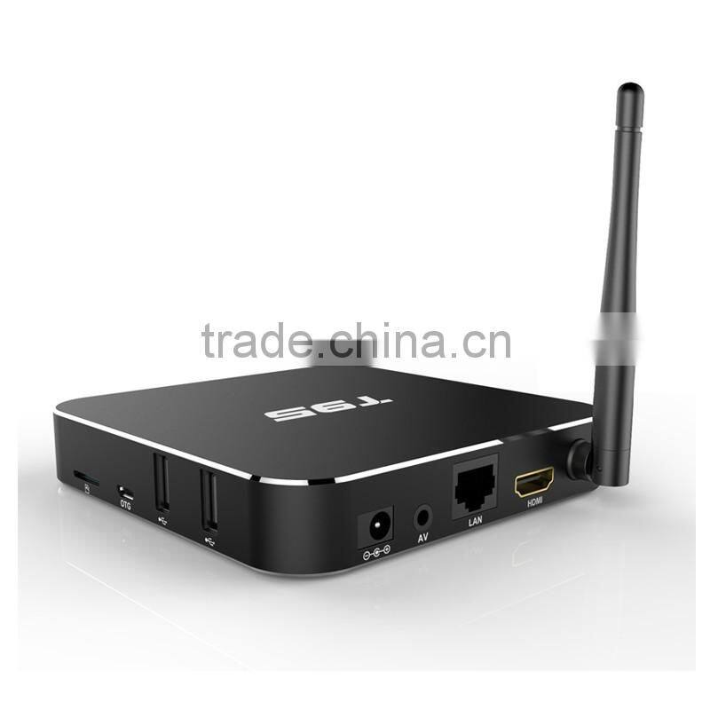 Newest Android 5.1 Amlogic S905 original rooted smart tv box T95 Support H.265 4K Android Smart TV Box