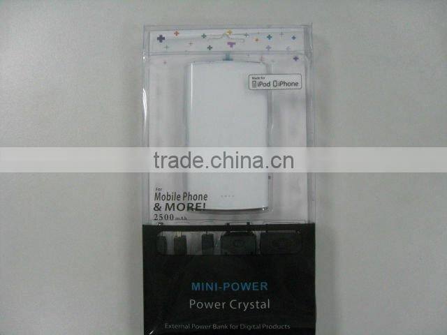 High capacity 3500 mah li-polymer external battery charger --MP007 for smart phone