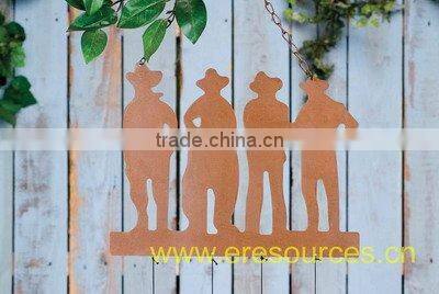 Garden Decoration_Metal Outdoor Scenic Chime_Cowboys