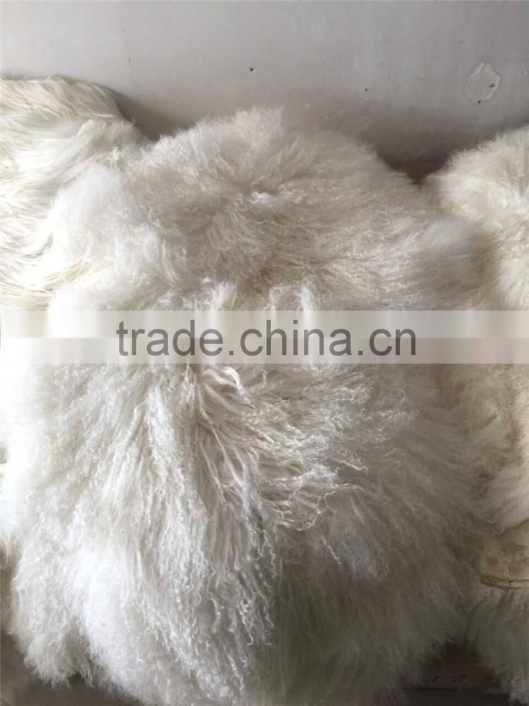 Elegant Genuine Lamb Skin Fur Plate For Home Carpet/Blanket/Car