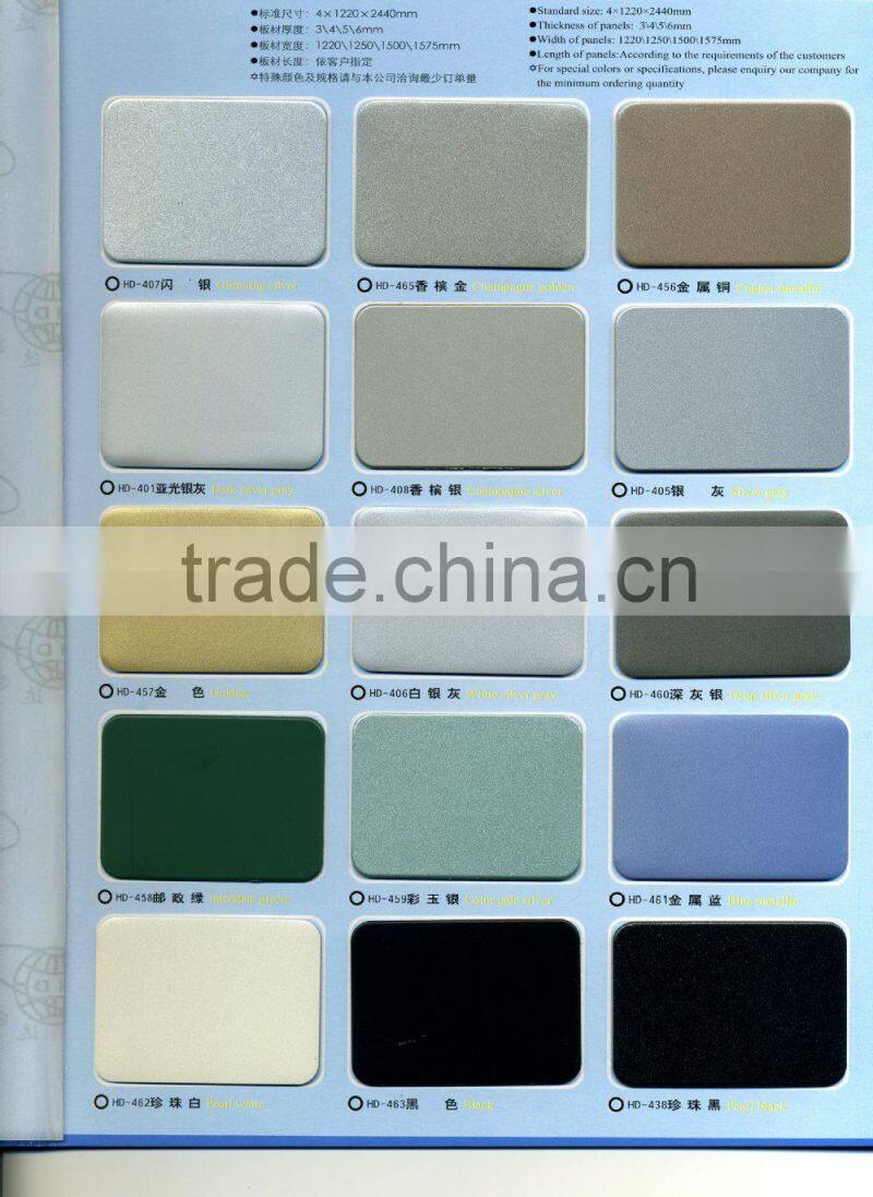 3mm/4mm brushed aluminum interior wall panels/ aluminum composite panels (ACP ) factory