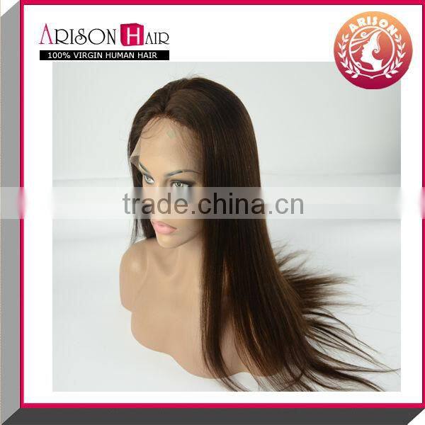 100% indian remy hair silk top full lace wig