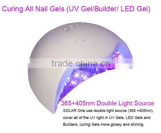 2016 new 42W portable gel UV LED nail lamp