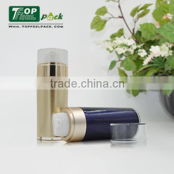 Plastic container for cosmetic with Dual Chamber