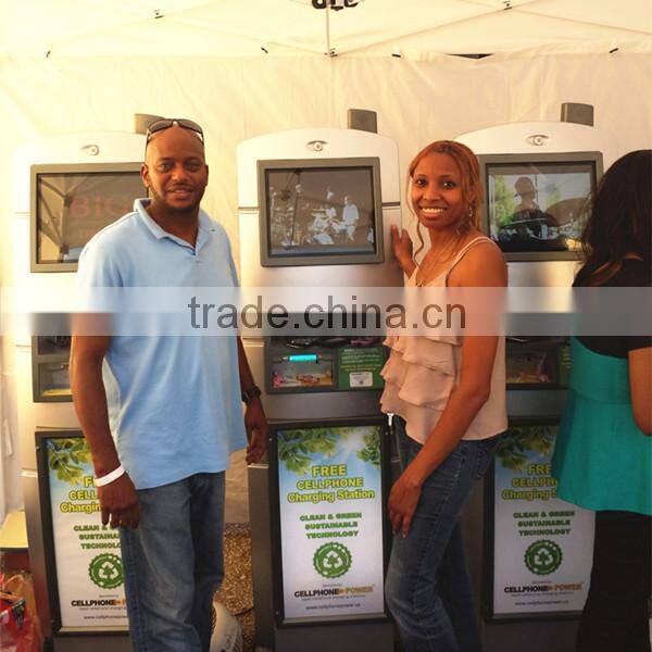 Solar Mobile Phone Charging Kiosk