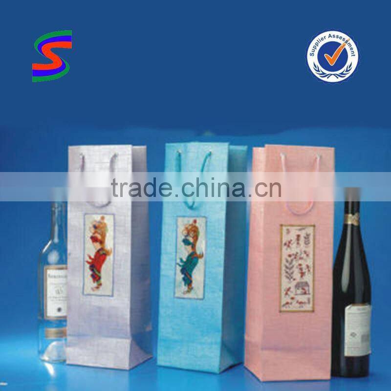 Non Woven Wine Bottle Bags Portable Wine Bag Holder