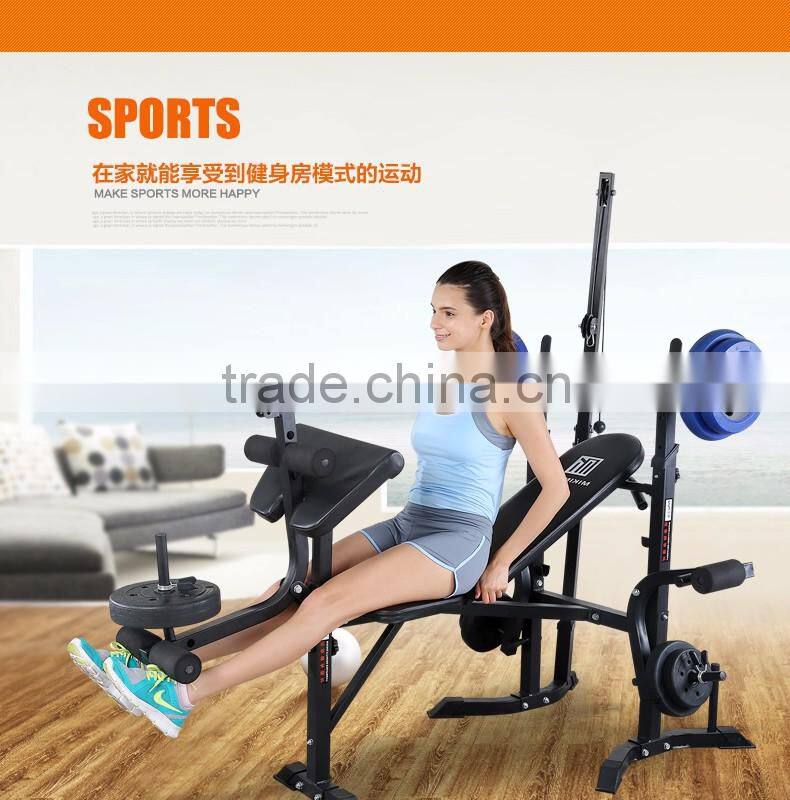 Cheap price hot Foldable Multifunctional weight bench factory directly selling