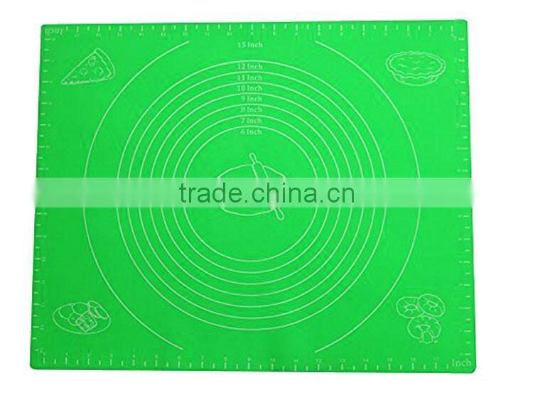 Silicone Work Rolling Baking Mat with Measurements