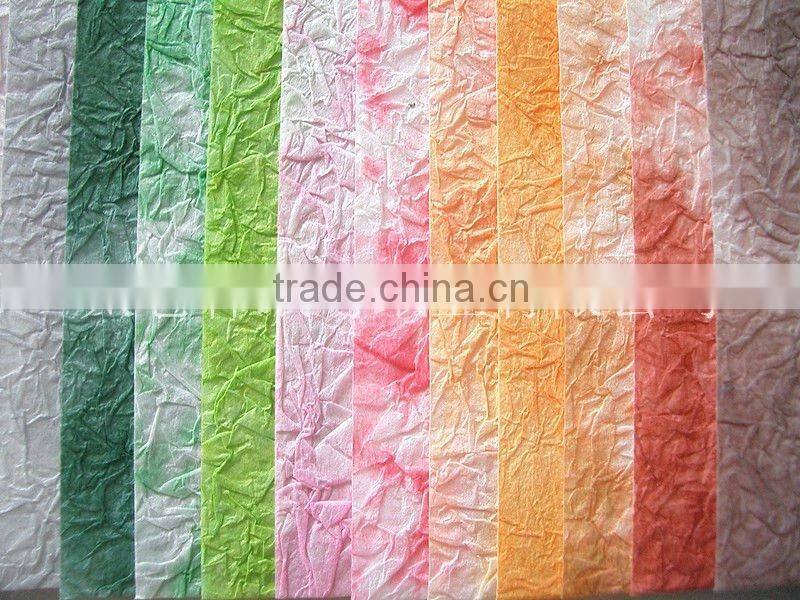 natural stone vein effect handmade mulberry paper