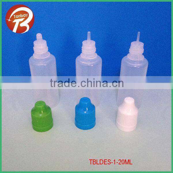 3ml LDPE long nozzle dropper bottle with childproof safety cap TBLDES-1-3ML